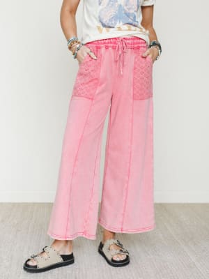 Just The Thing Pants - Pink L / Pink
