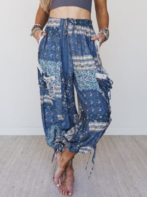 Bohemian Memories Pant - Blue S / Blue