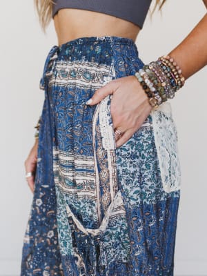 Bohemian Memories Pant - Blue S / Blue