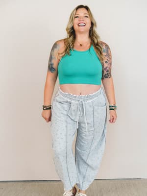 New in Town Pants - Heather Gray L / Heather Gray