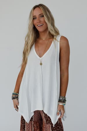 the-nest-drift-away-top-off-white/White