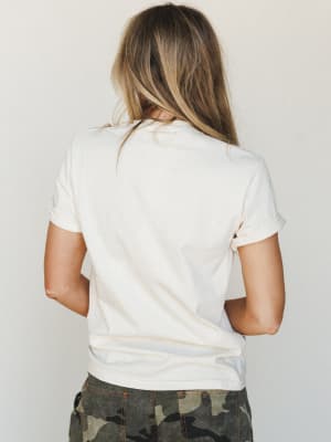 The Nest Tiger Power Graphic Tee - Ivory S / Ivory