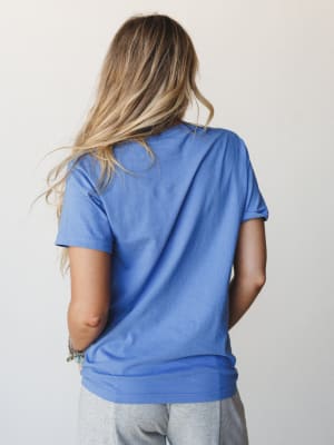 The Nest Tiger Power Graphic Tee - Mystic Blue XL / Mystic Blue