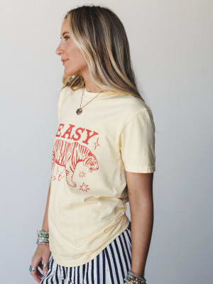The Nest Easy Tiger Graphic Tee - Butter XL / Butter