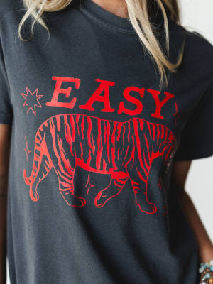 The Nest Easy Tiger Graphic Tee - Pepper S / Pepper