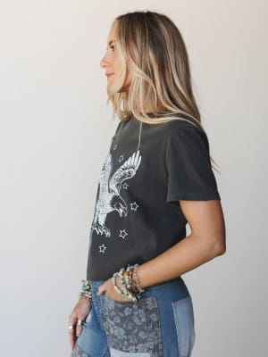 The Nest Stay Wild Graphic Tee - Pepper XL / Pepper