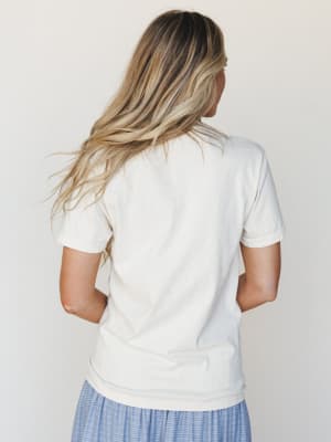 The Nest Good Things Take Time Graphic Tee - Ivory XL / Ivory