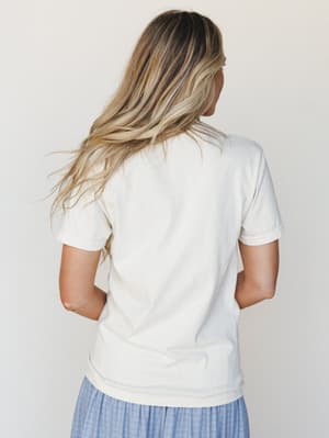 The Nest Good Things Take Time Graphic Tee - Ivory XL / Ivory