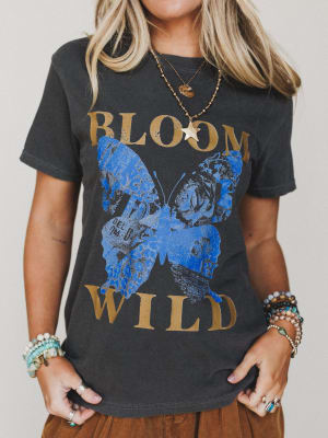 The Nest Bloom Wild Graphic Tee - Pepper XL / Pepper