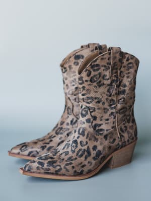 Claire Bootie - Leopard 8.5 / Leopard