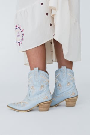 Dolly Embroidered Cowboy Boot: undefined