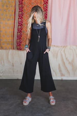Sky Path Wide Leg Jumpsuit: undefined