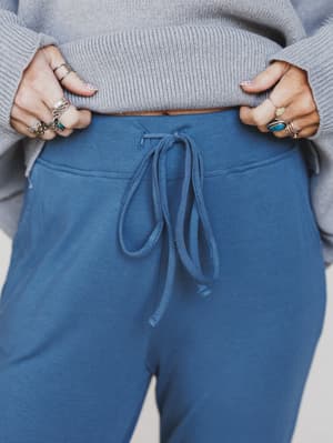 Dani Jogger Lounge Pant - Dusty Blue XL / Dusty Blue