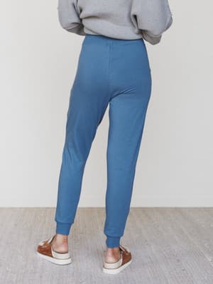 Dani Jogger Lounge Pant - Dusty Blue XL / Dusty Blue