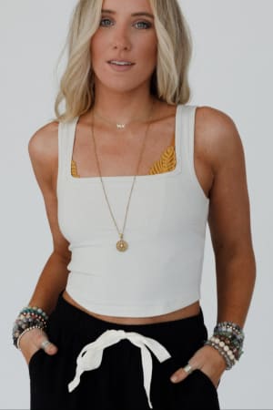 Cotton Skies Cami Top: undefined