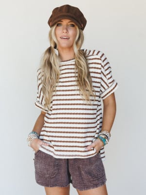 Timeless Lines Striped Tee: undefined