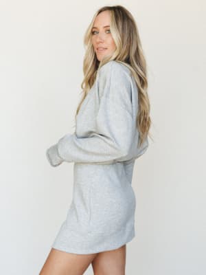 Soft Beginnings Dress - Grey M / Grey