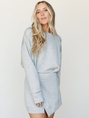 Soft Beginnings Dress - Grey M / Grey