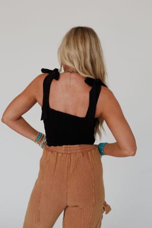 to-the-city-tie-shoulder-top-black/Black