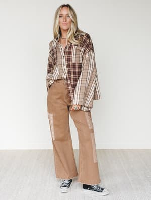 madden-wide-leg-jeans-brown/Brown