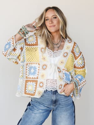 All Seasons Kimono - Yellow Mocha OS / Yellow Mocha