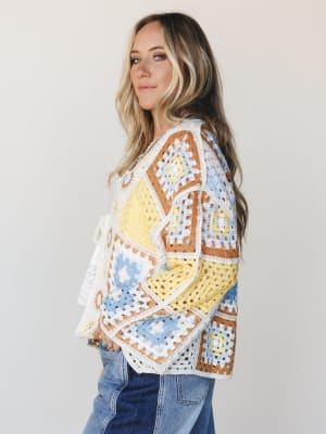 All Seasons Kimono - Yellow Mocha OS / Yellow Mocha