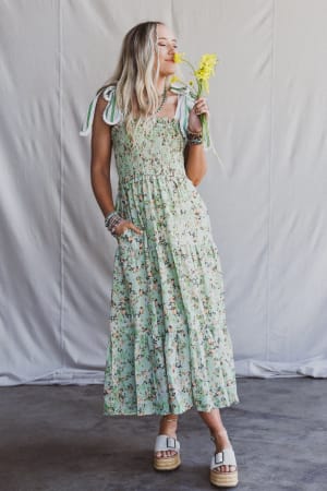Rosabella Floral Maxi Dress: undefined