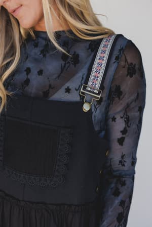 harvest-haze-overalls-dress-black/Black