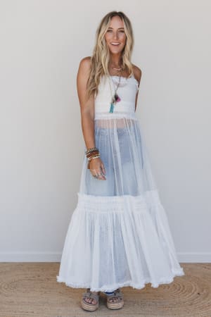 Light Layers Maxi Dress: undefined