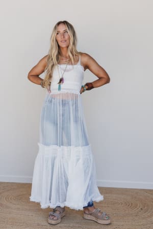 light-layers-maxi-dress-white/White