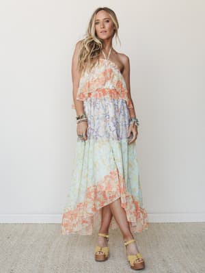 Floral Love Letters Dress: undefined