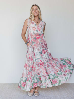 Zeya Floral Maxi Dress - Floral Multi L / Floral Multi