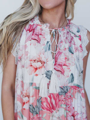 Zeya Floral Maxi Dress - Floral Multi L / Floral Multi