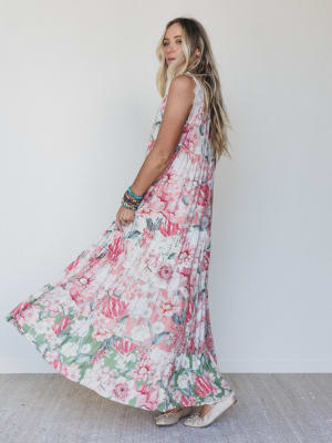 Zeya Floral Maxi Dress - Floral Multi L / Floral Multi