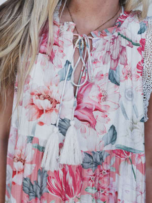 Zeya Floral Maxi Dress - Floral Multi L / Floral Multi