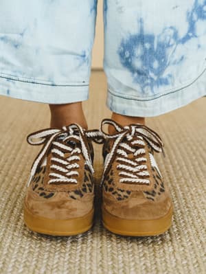 Destiny Sneaker - Coffee Leopard 7 / Coffee Leopard