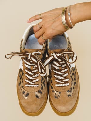 Destiny Sneaker - Coffee Leopard 7 / Coffee Leopard