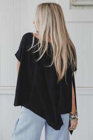 wanderlight-top-black/Black