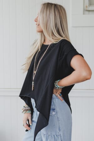 wanderlight-top-black/Black