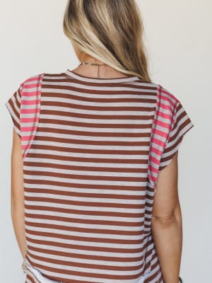 Mazy Two Piece Set - Coffee Coral L / Coffee Coral