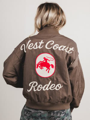 West Coast Rhode Bomber Jacket: undefined
