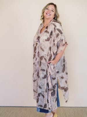 Western Sun Kimono - Beige L / Beige