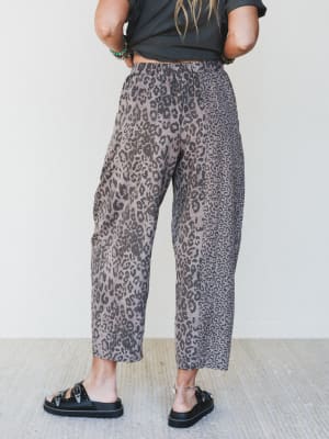 Animal Feeling Pants - Mocha Leopard L / Mocha Leopard