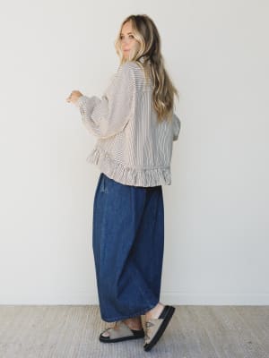 Let Love In Jeans - Denim L / Denim