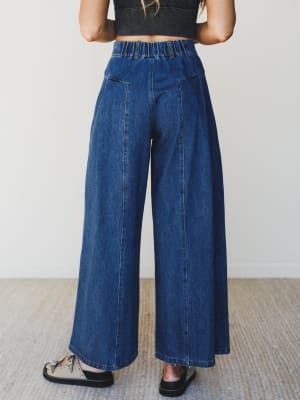 Let Love In Jeans - Denim L / Denim