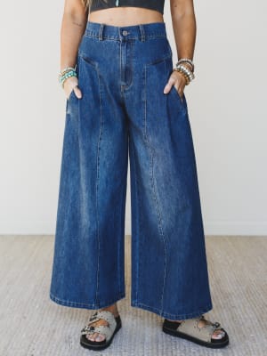 Let Love In Jeans - Denim L / Denim