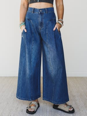 Let Love In Jeans - Denim L / Denim