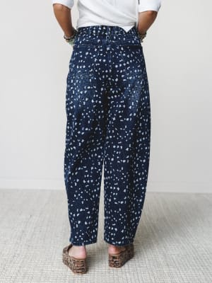 Heart of the Wild Jeans - Navy Leopard S / Navy Leopard