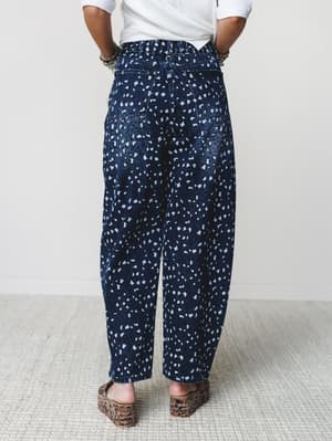 Heart of the Wild Jeans - Navy Leopard S / Navy Leopard