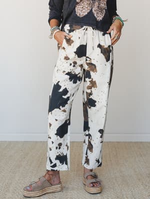 Street Ranch Printed Pants: undefined
